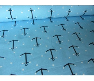 Jersey Maritim - Anker hellblau